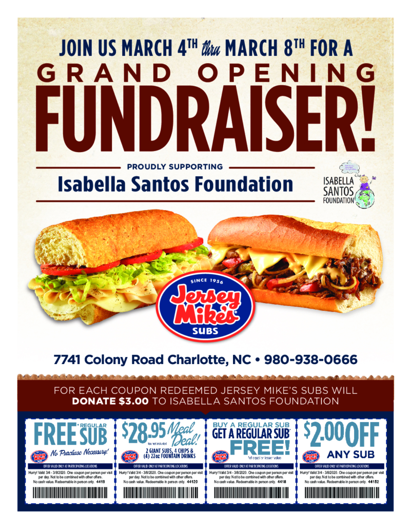 Free Sub Alert, Jersey Mike's Grand 